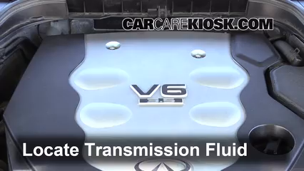 2008 Infiniti M35 X 3.5L V6 Transmission Fluid Check Fluid Level